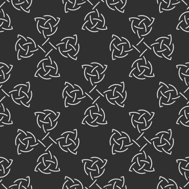 Kelt stili kusursuz. Vektör illüstrasyonu