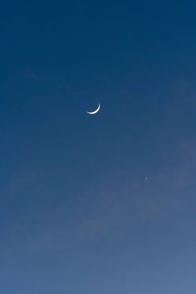Luna Cielo Notte Nuvole — Foto Stock