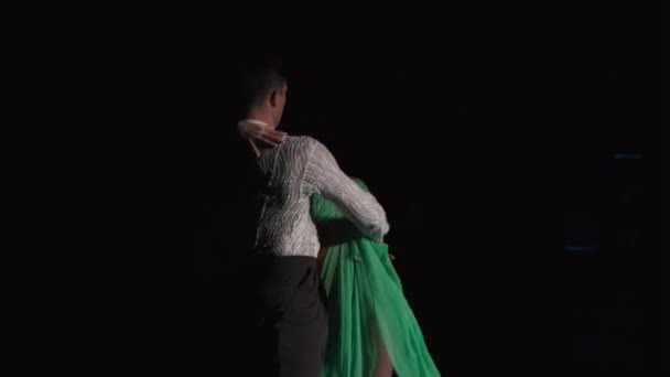 Concept Creating Dance Transitions Professional Choreographers Training Preparation Performances Competition — Vídeo de Stock