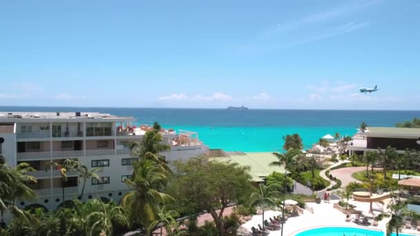 View Balconies Terraces Royal Islander Club Plage Neighboring Hotel – stockvideo