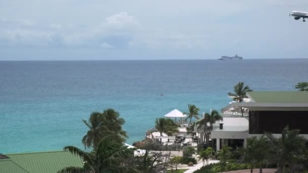 Attrazione Del Royal Islander Club Plage Sull Isola Caraibica Saint — Video Stock