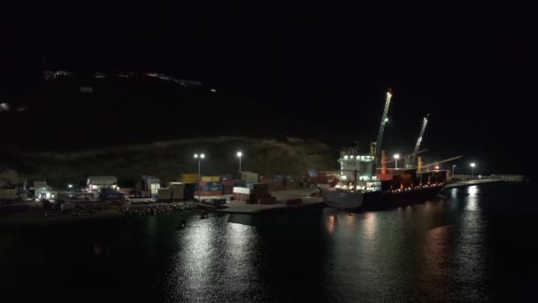 Transport Wodny Międzynarodowym Biznesie Eksportowym Logistyce — Wideo stockowe