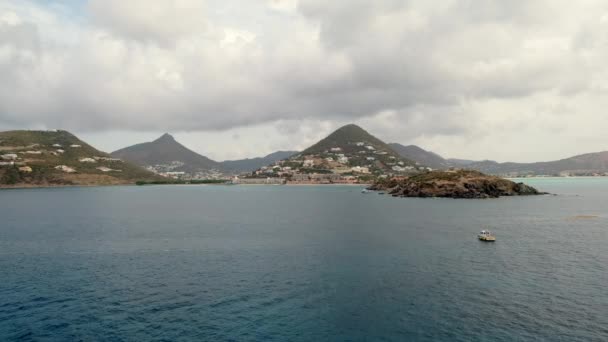 Summer Holidays Caribbean Islands Ocean Travel Experiences — Vídeo de stock