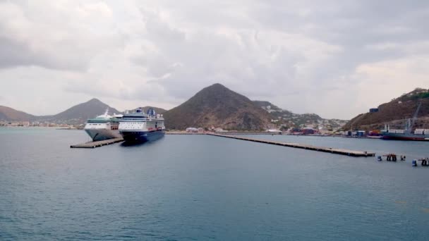 Férias Verão Ilhas Caribe Experiências Viagem Oceânica — Vídeo de Stock