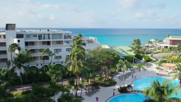 Summer Holidays Caribbean Islands Ocean Travel Experiences — Stock video