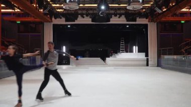 Artistik patinaj tekniği, eğitim ve yarışma hazırlığı kavramı