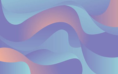 Dinamik gradyan modern deseni dalgalandırır. Arkaplan dokuları harika. Vektör illüstrasyonu