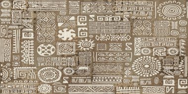 Banyo için renkli dijital duvar fayansları.