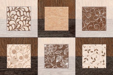 Banyo için renkli dijital duvar fayansları.