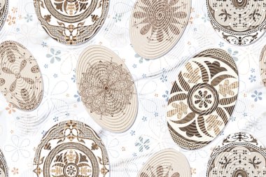 Banyo için renkli dijital duvar fayansları.