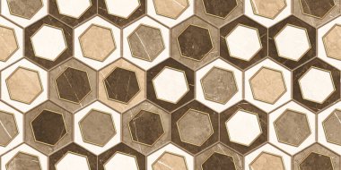 Banyo için renkli dijital duvar fayansları.