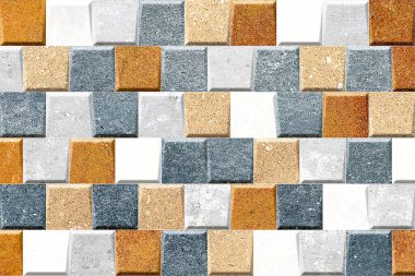 ev dekoratif 3d yükseklik duvarı döşeme tasarımı, kusursuz seramik döşeme tasarımları, tuğlalar, duvar, taş, doku.