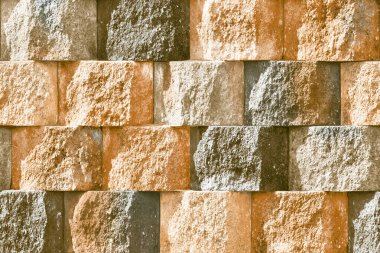 3d illüstrasyon, tuğla yüksekliği duvar kiremitleri dış duvar ve arkaplan duvar kağıdı tasarımı