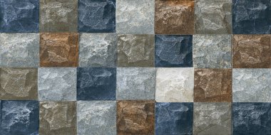 3d illüstrasyon, tuğla yüksekliği duvar kiremitleri dış duvar ve arkaplan duvar kağıdı tasarımı