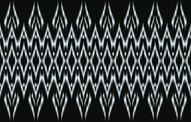 Ethnic abstract ikat art. Fabric Morocco, geometric ethnic pattern seamless  color oriental. Background, Design for fabric, curtain, carpet, wallpaper, clothing, wrapping, Batik, vector illustration