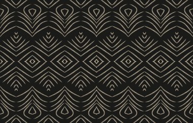 Ethnic abstract ikat art. Fabric Morocco, geometric ethnic pattern seamless  color oriental. Background, Design for fabric, curtain, carpet, wallpaper, clothing, wrapping, Batik, vector illustration