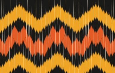 Ethnic abstract ikat art. Fabric Morocco, geometric ethnic pattern seamless  color oriental. Background, Design for fabric, curtain, carpet, wallpaper, clothing, wrapping, Batik, vector illustration