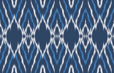 Ethnic abstract ikat art. Fabric Morocco, geometric ethnic pattern seamless  color oriental. Background, Design for fabric, curtain, carpet, wallpaper, clothing, wrapping, Batik, vector illustration