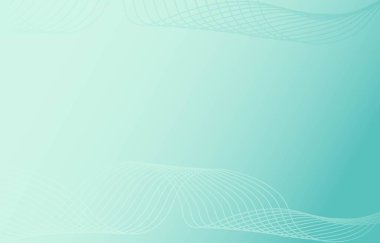 abstract green background  with modern corporate technology concept presentation or banner design , web, page, card, background. Vector illustration with line stripes texture elements.