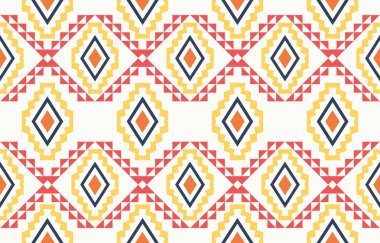 Oriental ethnic pattern. Abstract ethnic geometric pattern background design wallpaper, Indian border background,carpet,wallpaper,clothing,wrapping,batic,fabric, traditional print vector illustration