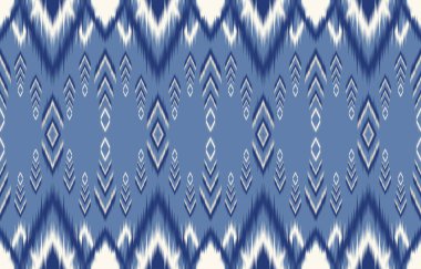 Ethnic abstract ikat art. Fabric Morocco, geometric ethnic pattern seamless  color oriental. Background, Design for fabric, curtain, carpet, wallpaper, clothing, wrapping, Batik, vector illustration