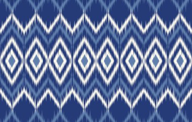 Ethnic abstract ikat art. Fabric Morocco, geometric ethnic pattern seamless  color oriental. Background, Design for fabric, curtain, carpet, wallpaper, clothing, wrapping, Batik, vector illustration