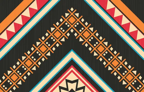 Aztek ve Navajo motiflerinin yer aldığı geometrik etnik Amerikan Yerli kabile desenleri kusursuz bir dekoratif doku oluşturur. Arkaplan, perde, halı, giysi, ambalaj için tasarım, Batik.