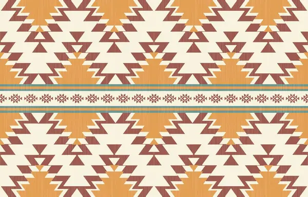 Geometrik etnik desen pürüzsüz, Yerli Amerikan etnik tasarımı, arka plan, perde, halı, duvar kağıdı, giysi, ambalaj, Batik, vektör çizimi için Güneybatı dekor tasarımı.
