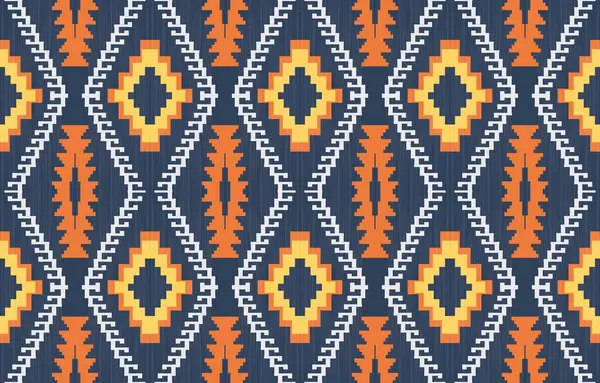 Geometrik etnik desen pürüzsüz, Yerli Amerikan etnik tasarımı, arka plan, perde, halı, duvar kağıdı, giysi, ambalaj, Batik, vektör çizimi için Güneybatı dekor tasarımı.