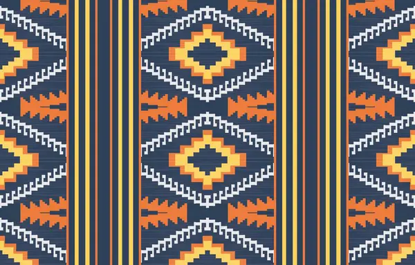 Geometrik etnik desen pürüzsüz, Yerli Amerikan etnik tasarımı, arka plan, perde, halı, duvar kağıdı, giysi, ambalaj, Batik, vektör çizimi için Güneybatı dekor tasarımı.