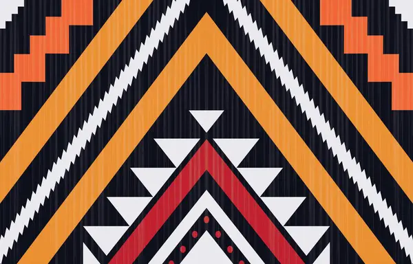 Geometrik etnik desen pürüzsüz, Yerli Amerikan etnik tasarımı, arka plan, perde, halı, duvar kağıdı, giysi, ambalaj, Batik, vektör çizimi için Güneybatı dekor tasarımı.