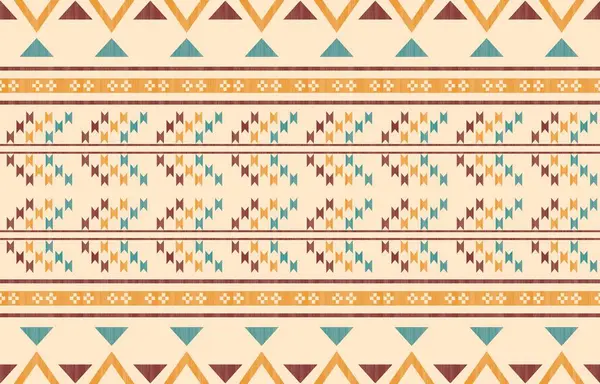 Geometrik etnik desen pürüzsüz, Yerli Amerikan etnik tasarımı, arka plan, perde, halı, duvar kağıdı, giysi, ambalaj, Batik, vektör çizimi için Güneybatı dekor tasarımı.