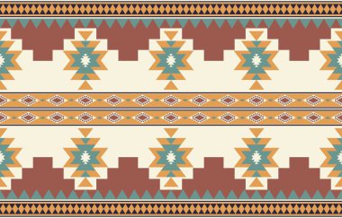 Etnik desenli dikişler. Arka plan, perde, halı, duvar kağıdı, giysi, ambalaj, Batik, vektör illüstrasyonu için tasarım..