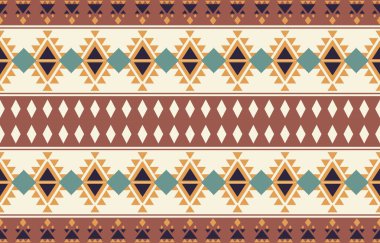Etnik desenli dikişler. Arka plan, perde, halı, duvar kağıdı, giysi, ambalaj, Batik, vektör illüstrasyonu için tasarım..