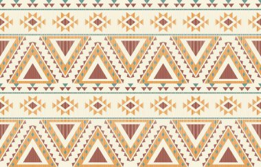 Etnik desenli dikişler. Arka plan, perde, halı, duvar kağıdı, giysi, ambalaj, Batik, vektör illüstrasyonu için tasarım..