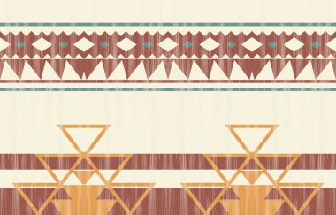 Etnik desenli dikişler. Arka plan, perde, halı, duvar kağıdı, giysi, ambalaj, Batik, vektör illüstrasyonu için tasarım..