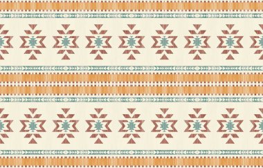 Geometrik etnik desen pürüzsüz, Yerli Amerikan etnik tasarımı, arka plan, perde, halı, duvar kağıdı, giysi, ambalaj, Batik, vektör çizimi için Güneybatı dekor tasarımı.