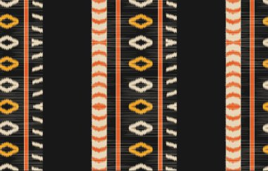 Aztek ve Navajo motiflerinin yer aldığı geometrik etnik Amerikan Yerli kabile desenleri kusursuz bir dekoratif doku oluşturur. Arkaplan, perde, halı, giysi, ambalaj için tasarım, Batik.