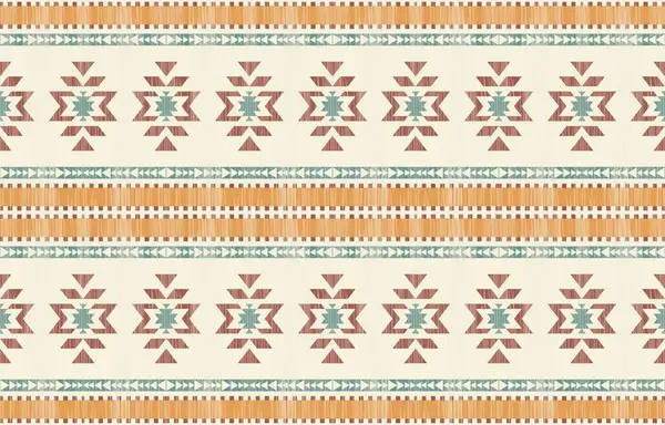 Geometrik etnik desen pürüzsüz, Yerli Amerikan etnik tasarımı, arka plan, perde, halı, duvar kağıdı, giysi, ambalaj, Batik, vektör çizimi için Güneybatı dekor tasarımı.