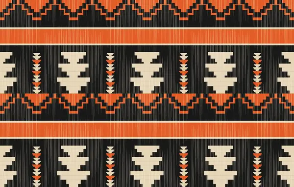 Aztek ve Navajo motiflerinin yer aldığı geometrik etnik Amerikan Yerli kabile desenleri kusursuz bir dekoratif doku oluşturur. Arkaplan, perde, halı, giysi, ambalaj için tasarım, Batik.