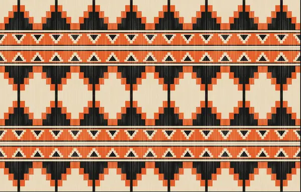 Aztek ve Navajo motiflerinin yer aldığı geometrik etnik Amerikan Yerli kabile desenleri kusursuz bir dekoratif doku oluşturur. Arkaplan, perde, halı, giysi, ambalaj için tasarım, Batik.