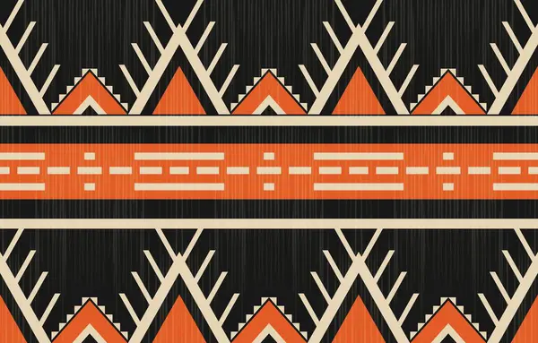 Aztek ve Navajo motiflerinin yer aldığı geometrik etnik Amerikan Yerli kabile desenleri kusursuz bir dekoratif doku oluşturur. Arkaplan, perde, halı, giysi, ambalaj için tasarım, Batik.