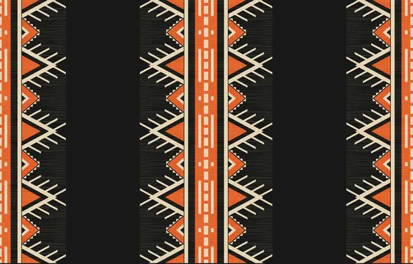Aztek ve Navajo motiflerinin yer aldığı geometrik etnik Amerikan Yerli kabile desenleri kusursuz bir dekoratif doku oluşturur. Arkaplan, perde, halı, giysi, ambalaj için tasarım, Batik.