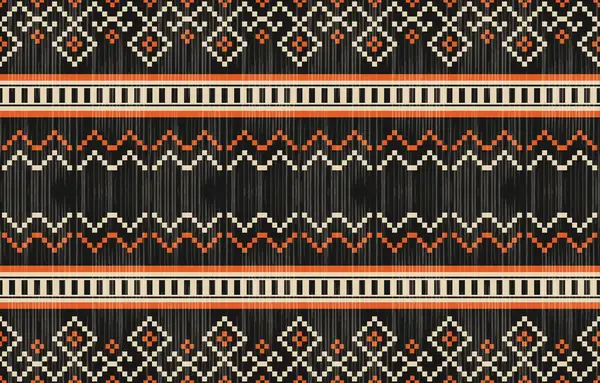 Aztek ve Navajo motiflerinin yer aldığı geometrik etnik Amerikan Yerli kabile desenleri kusursuz bir dekoratif doku oluşturur. Arkaplan, perde, halı, giysi, ambalaj için tasarım, Batik.