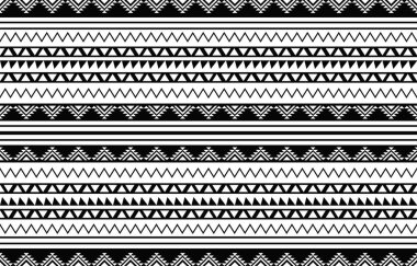 Aztek ve Navajo motiflerinin yer aldığı geometrik etnik Amerikan Yerli kabile desenleri kusursuz bir dekoratif doku oluşturur. Arkaplan, perde, halı, giysi, ambalaj için tasarım, Batik.