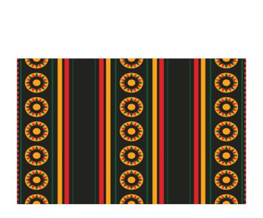 Aztek ve Navajo motiflerinin yer aldığı geometrik etnik Amerikan Yerli kabile desenleri kusursuz bir dekoratif doku oluşturur. Arkaplan, perde, halı, giysi, ambalaj için tasarım, Batik.