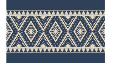 Aztek ve Navajo motiflerinin yer aldığı geometrik etnik Amerikan Yerli kabile desenleri kusursuz bir dekoratif doku oluşturur. Arkaplan, perde, halı, giysi, ambalaj için tasarım, Batik.