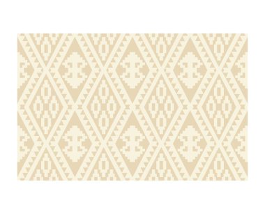 Aztek ve Navajo motiflerinin yer aldığı geometrik etnik Amerikan Yerli kabile desenleri kusursuz bir dekoratif doku oluşturur. Arkaplan, perde, halı, giysi, ambalaj için tasarım, Batik.