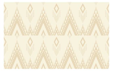 Aztek ve Navajo motiflerinin yer aldığı geometrik etnik Amerikan Yerli kabile desenleri kusursuz bir dekoratif doku oluşturur. Arkaplan, perde, halı, giysi, ambalaj için tasarım, Batik.