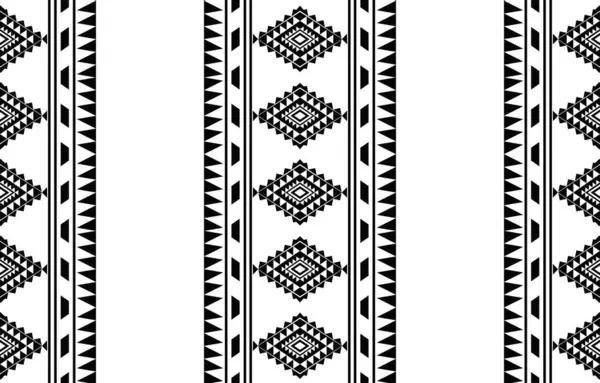 Aztek ve Navajo motiflerinin yer aldığı geometrik etnik Amerikan Yerli kabile desenleri kusursuz bir dekoratif doku oluşturur. Arkaplan, perde, halı, giysi, ambalaj için tasarım, Batik.